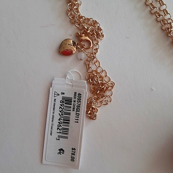 Betsey Johnson Back To Cool Backpack Locket Charm Necklace New - Picture 5 of 5